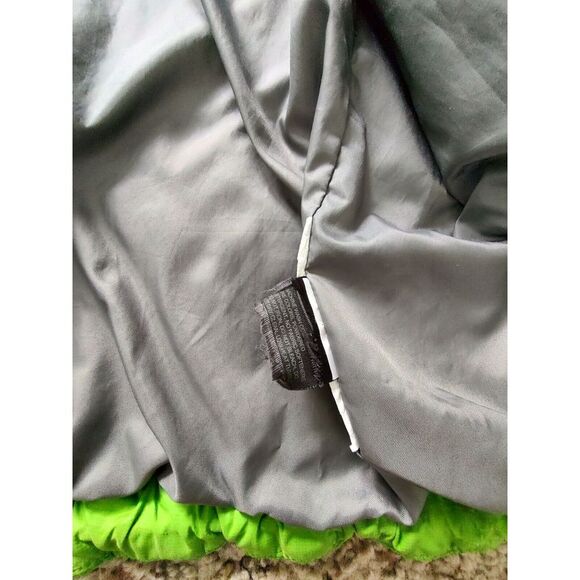 Marmot Jacket Women's M Green Long Sleeve Full Zip Mock Neck Puffer *Stains - Picture 10 of 16